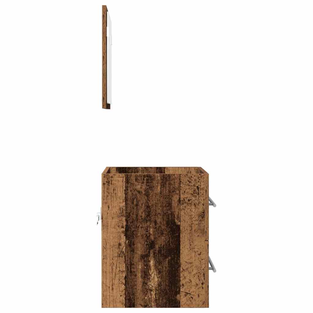 Juego de muebles de baño con cajón Marrón 41 x 38,5 x 48 cm