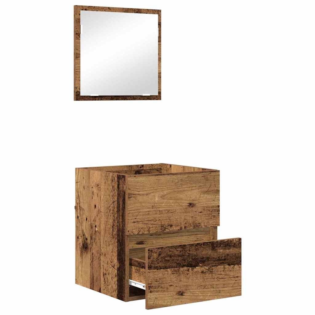 Mueble de Cuarto de Baño Madera envejecida 41 x 38,5 x 45 cm