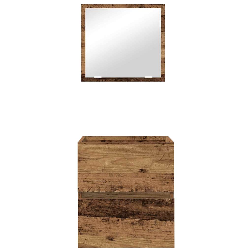 Mueble de Cuarto de Baño Madera envejecida 41 x 38,5 x 45 cm