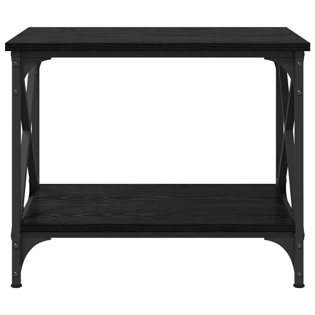 Mesa lateral Roble Negro 55 x 38 x 45 cm Madera de ingeniería