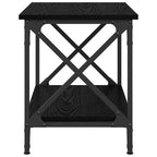 Mesa lateral Roble Negro 55 x 38 x 45 cm Madera de ingeniería