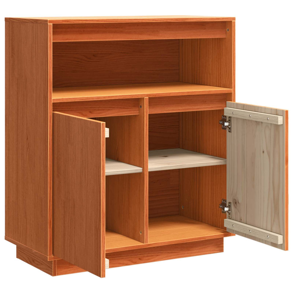 Aparador Marrón cera 70 x 34 x 80 cm Madera de pino macizo
