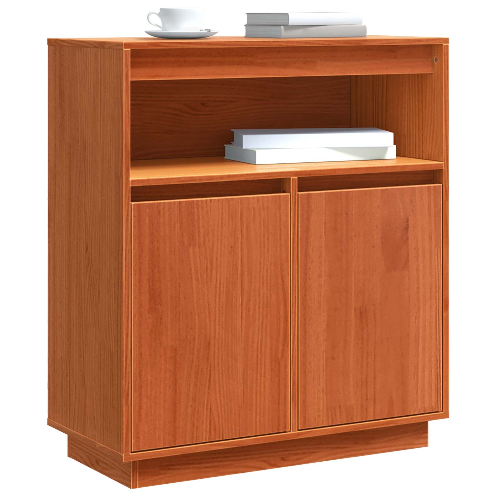 Aparador Marrón cera 70 x 34 x 80 cm Madera de pino macizo