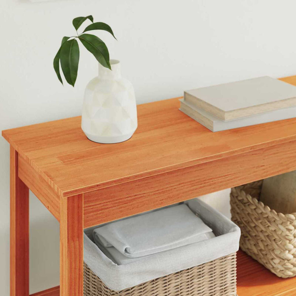 Mesa Consola Marrón cera 110 x 40 x 75 cm Pino macizo