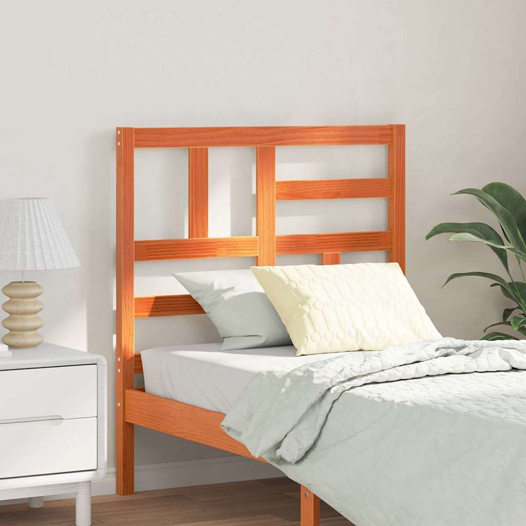 Cabecera de Cama con cabecera Marrón cera 105,5 x 4 x 104 cm