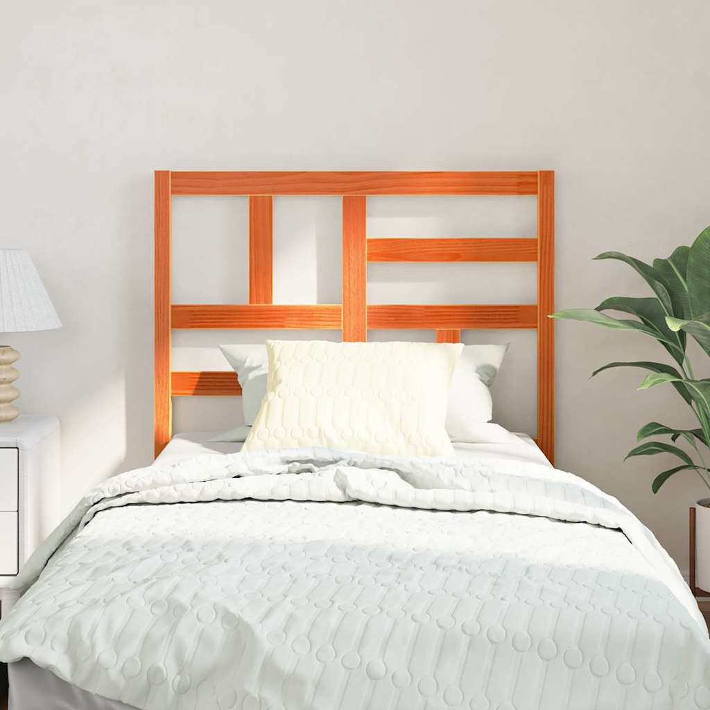 Cabecera de Cama con cabecera Marrón cera 105,5 x 4 x 104 cm