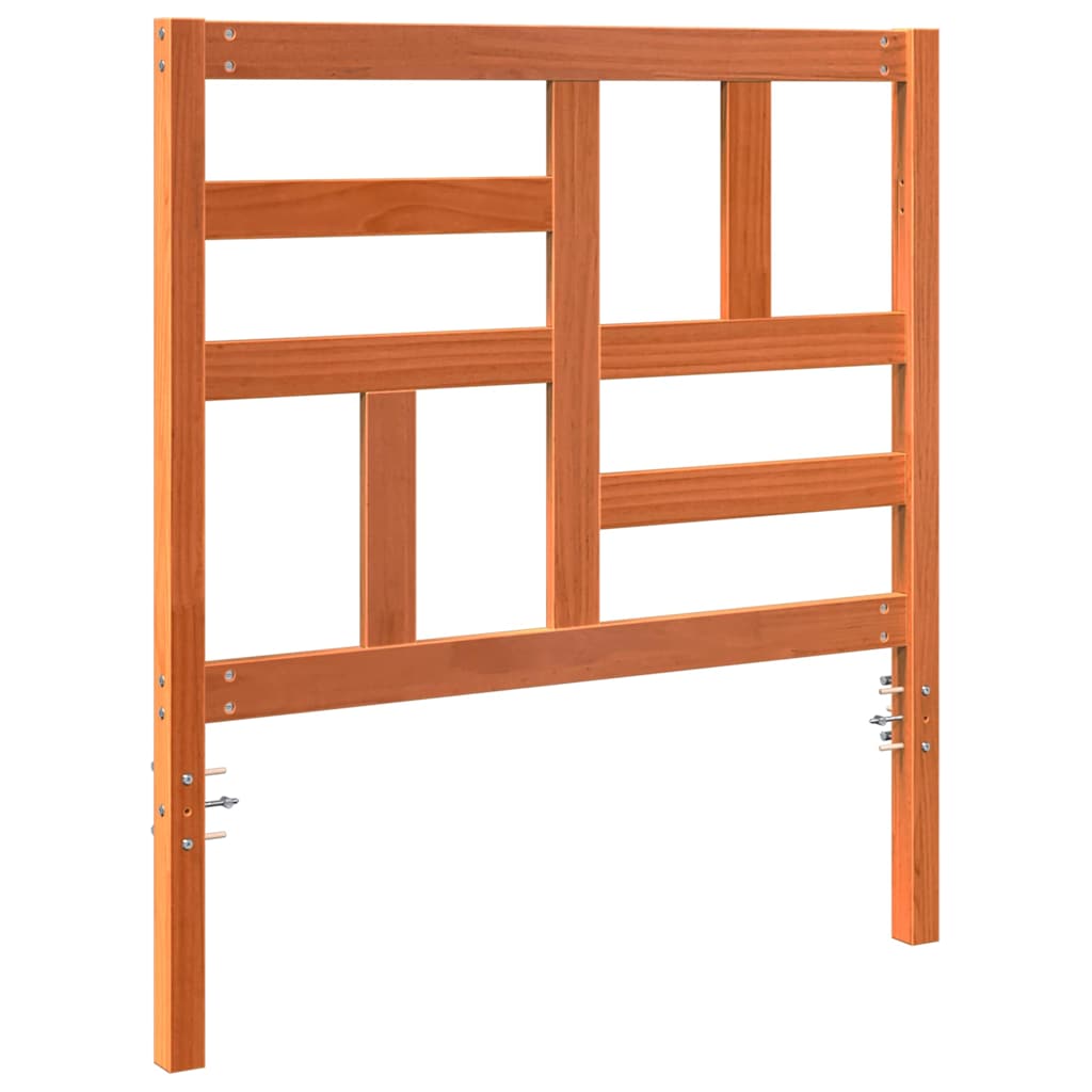Cabecera de Cama con cabecera Marrón cera 105,5 x 4 x 104 cm