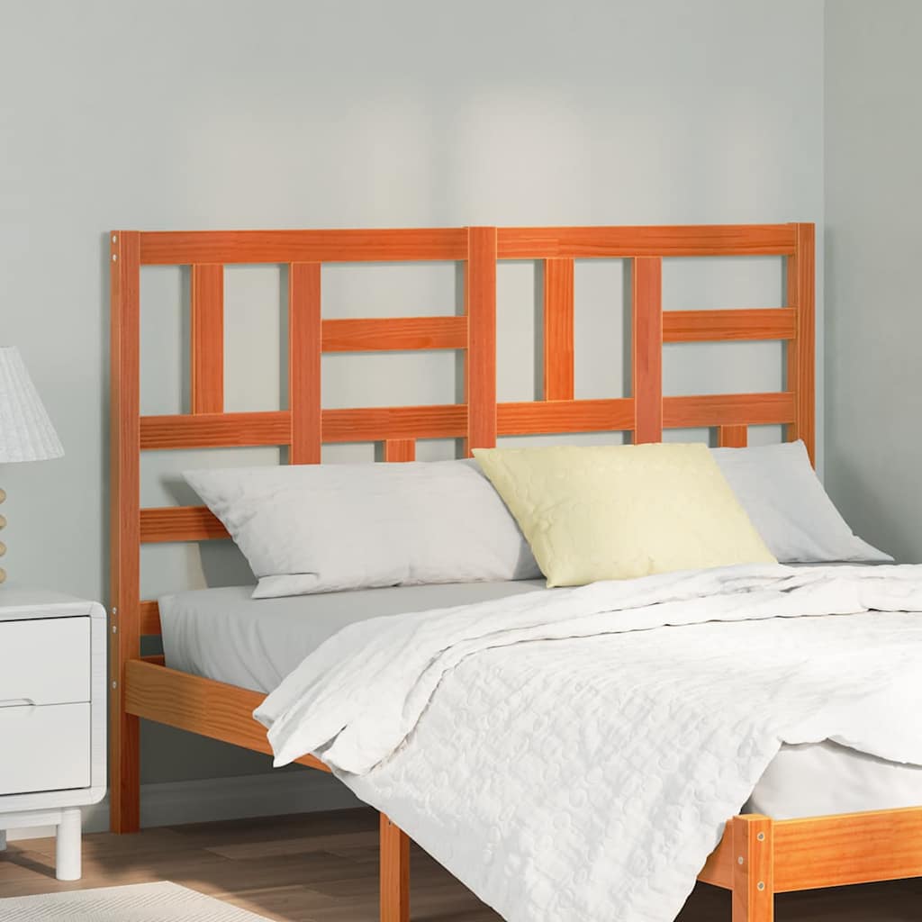 Cabecera de Cama con cabecera Marrón cera 105,5 x 4 x 104 cm