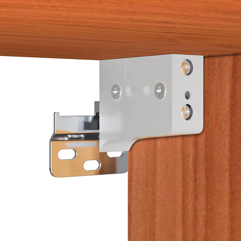 Armario de Pared con estante Marrón cera 100 x 30 x 35 cm