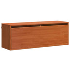 Armario de Pared con estante Marrón cera 100 x 30 x 35 cm