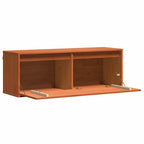 Armario de Pared con estante Marrón cera 100 x 30 x 35 cm