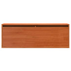 Armario de Pared con estante Marrón cera 100 x 30 x 35 cm