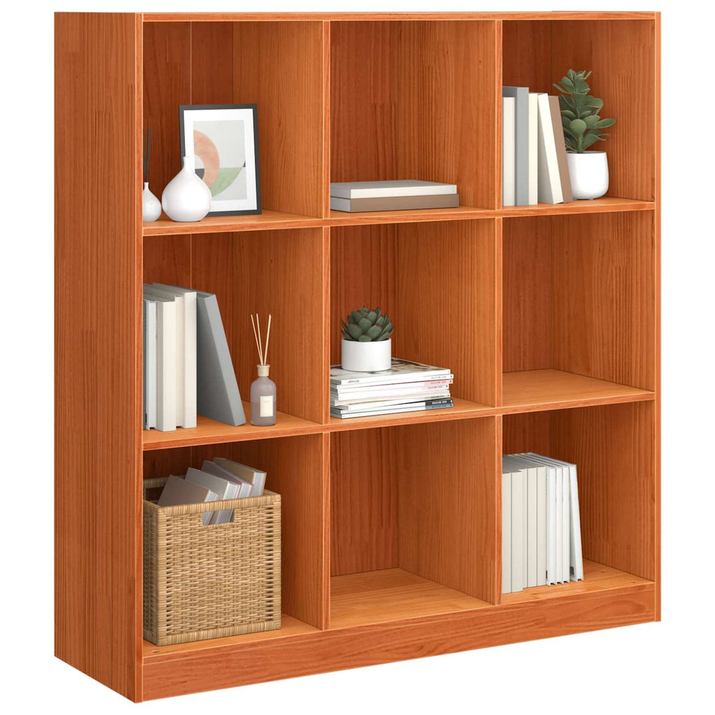 Librería Marrón cera 104 x 33 x 110 cm Madera de pino macizo