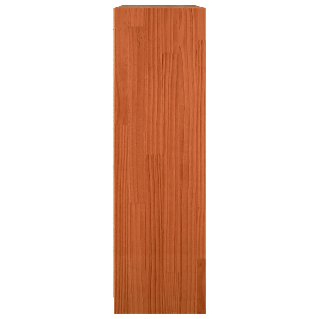 Librería Marrón cera 104 x 33 x 110 cm Madera de pino macizo