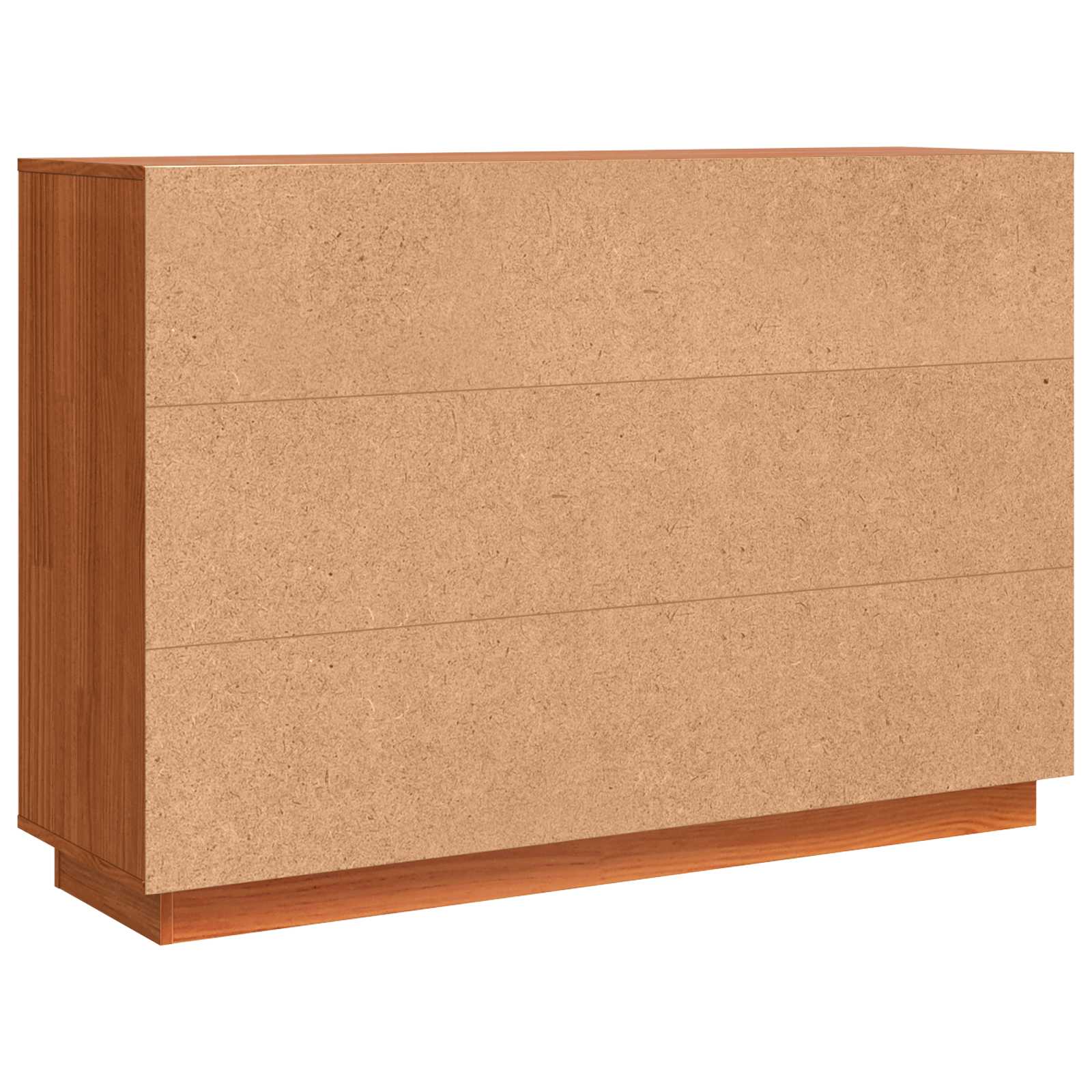 Aparador Roble Marrón 111 x 34 x 75 cm Madera de pino macizo