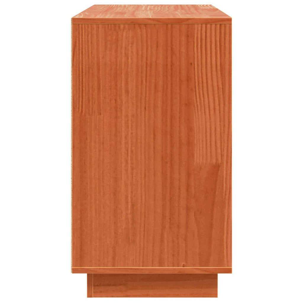 Aparador Roble Marrón 111 x 34 x 60 cm Madera de pino macizo