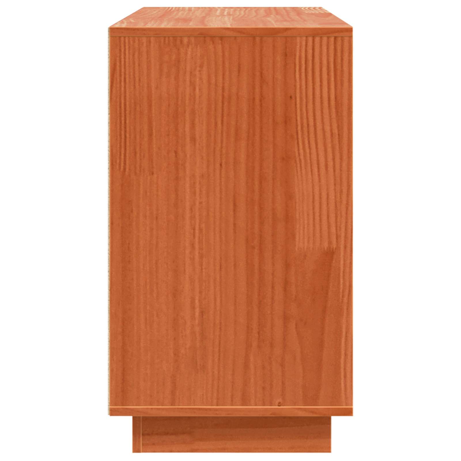 Aparador Roble Marrón 111 x 34 x 60 cm Madera de pino macizo