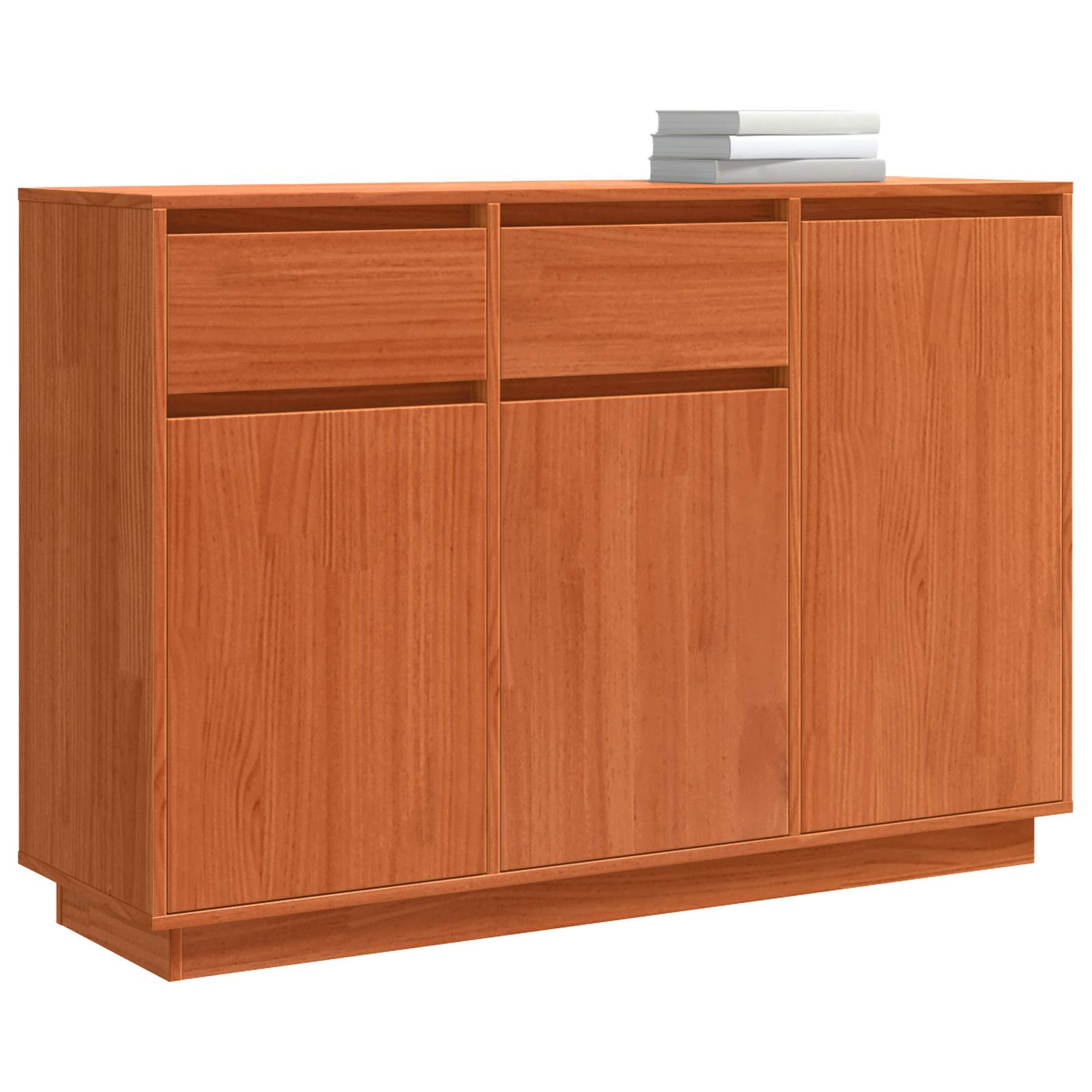 Aparador Marrón cera 110 x 34 x 75 cm Madera de pino macizo