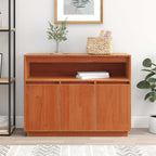 Aparador Marrón cera 104,5 x 34 x 80 cm Madera de pino macizo