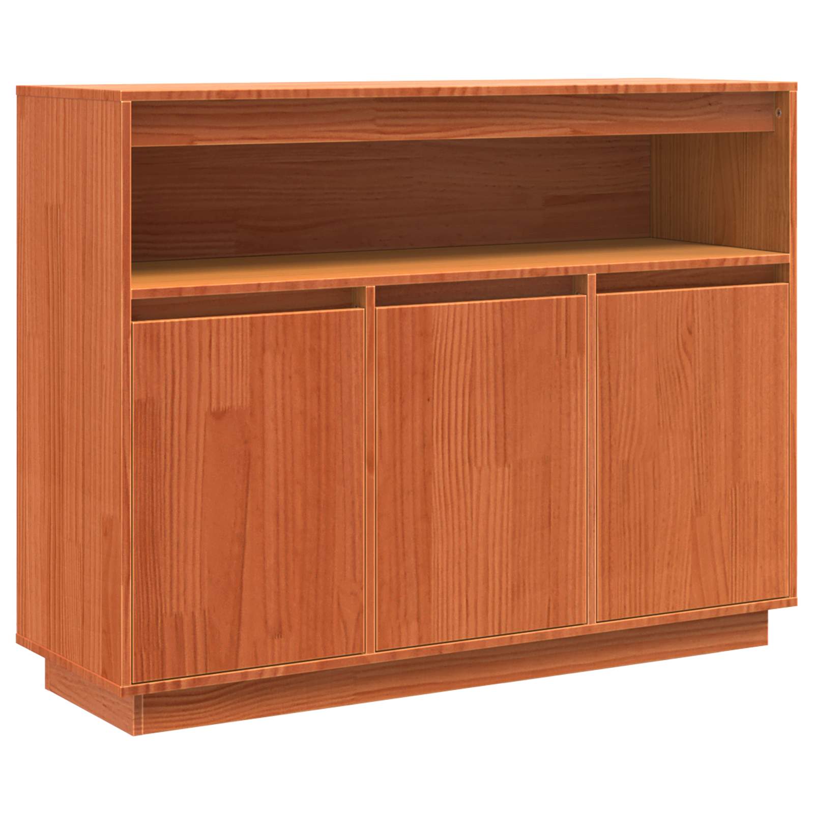 Aparador Marrón cera 104,5 x 34 x 80 cm Madera de pino macizo