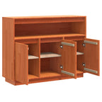 Aparador Marrón cera 104,5 x 34 x 80 cm Madera de pino macizo