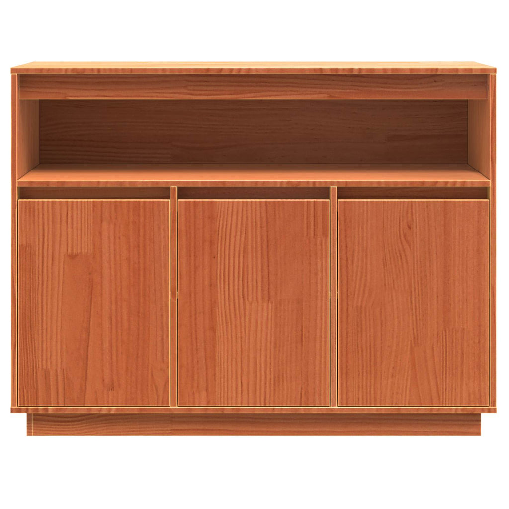 Aparador Marrón cera 104,5 x 34 x 80 cm Madera de pino macizo
