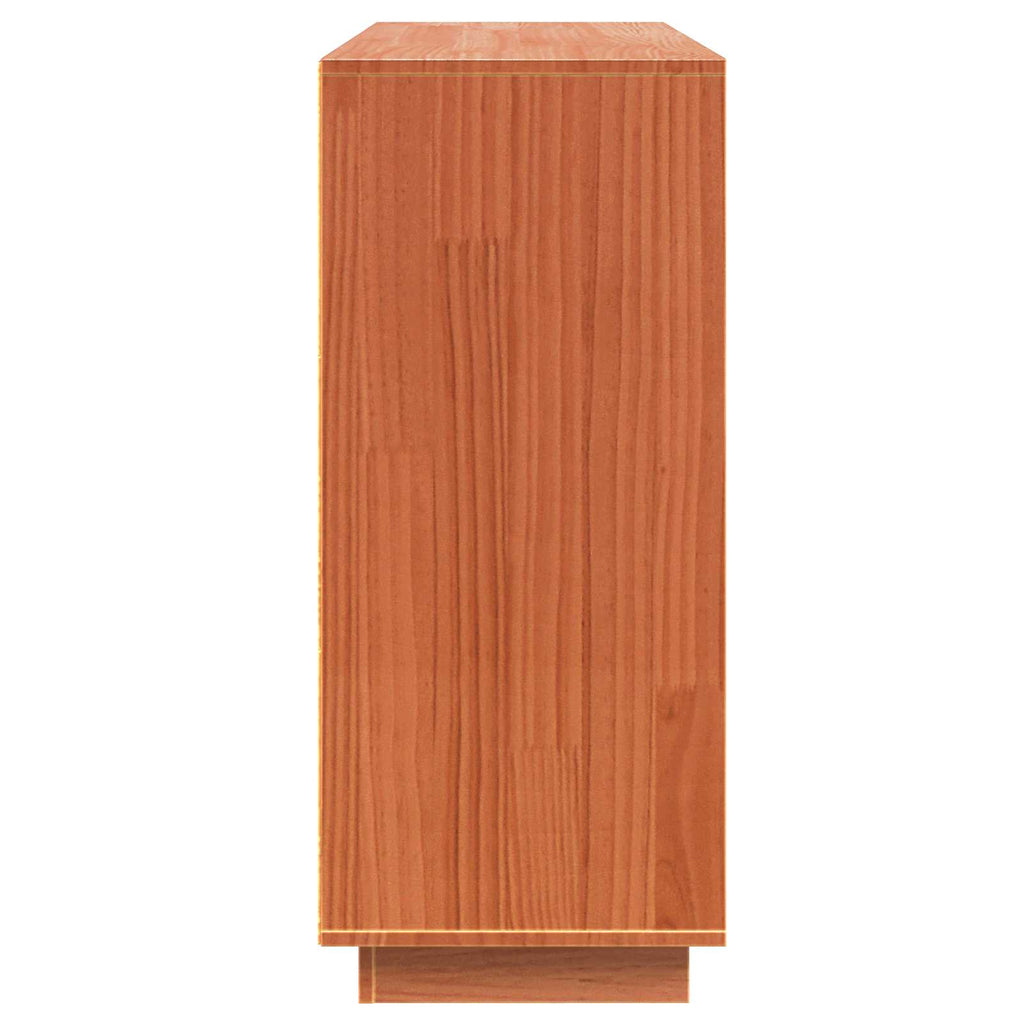 Aparador Marrón cera 104,5 x 34 x 80 cm Madera de pino macizo