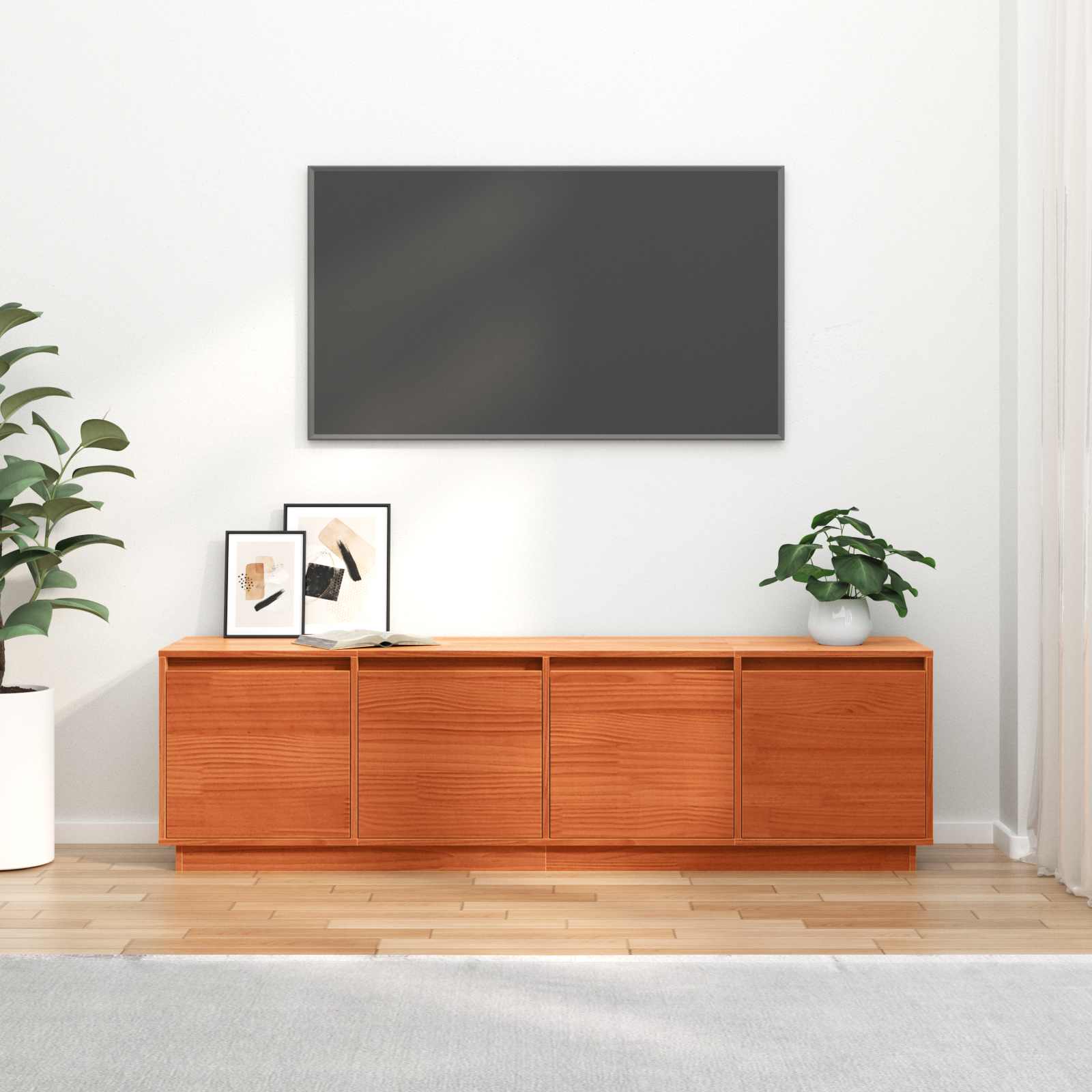 Mueble de TV Marrón 156 x 37 x 45 cm Madera de ingeniería