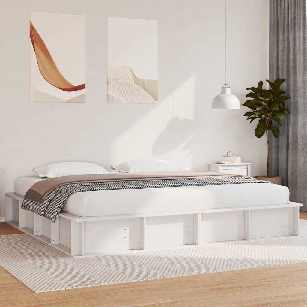Estructura de cama 100 x 200 cm Madera de pino macizo