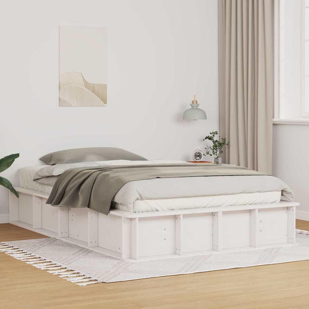Estructura de cama 100 x 200 cm Madera de pino macizo