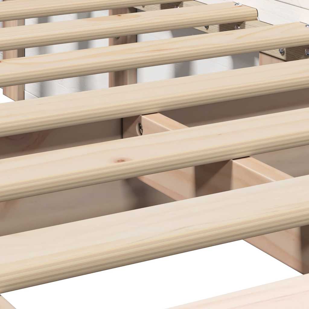 Estructura de cama 100 x 200 cm Madera de pino macizo