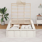 Estructura de cama 100 x 200 cm Madera de pino macizo