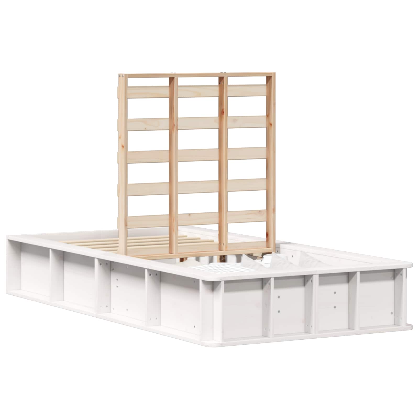 Estructura de cama 100 x 200 cm Madera de pino macizo