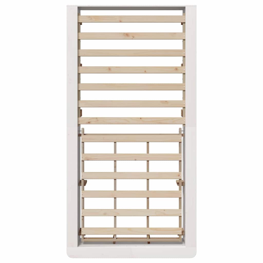 Estructura de cama 100 x 200 cm Madera de pino macizo