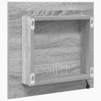 Espejo de baño LED con espejo Gris Sonoma 40 x 37 x 8.5 cm