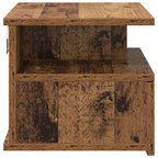 Mesita Flotante con cajón 2 pcs Madera vieja 40 x 31 x 28 cm