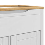 Mueble de lavabo para baño con estante FLORO 60 x 40 x 80 cm