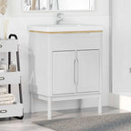Mueble de lavabo para baño con estante FLORO 60 x 40 x 80 cm