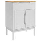 Mueble de lavabo para baño con estante FLORO 60 x 40 x 80 cm