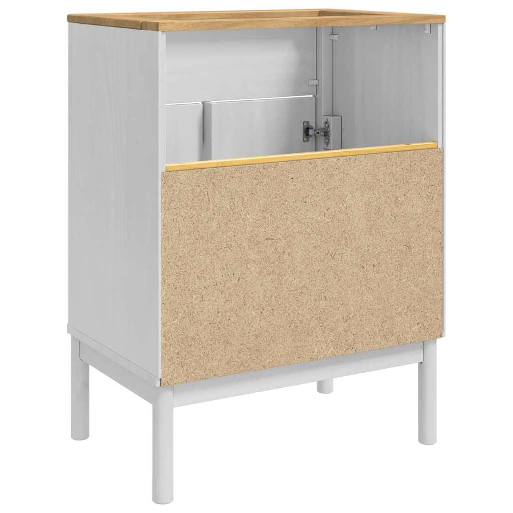 Mueble de lavabo para baño con estante FLORO 60 x 40 x 80 cm