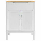Mueble de lavabo para baño con estante FLORO 60 x 40 x 80 cm