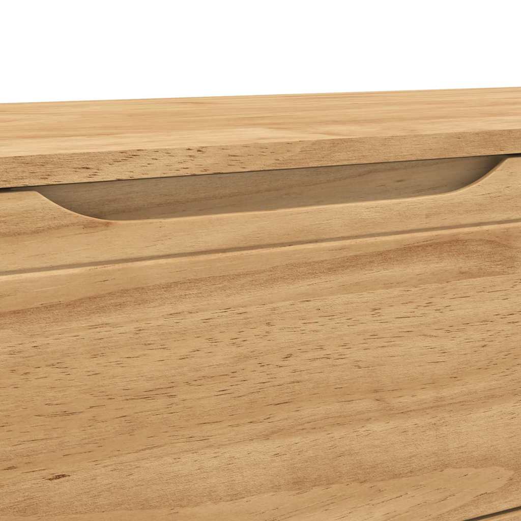 Banco de pasillo con cajón FLORO Marrón cera 115 x 40 x 45 cm