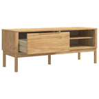 Banco de pasillo con cajón FLORO Marrón cera 115 x 40 x 45 cm