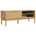 Banco de pasillo con cajón FLORO Marrón cera 115 x 40 x 45 cm