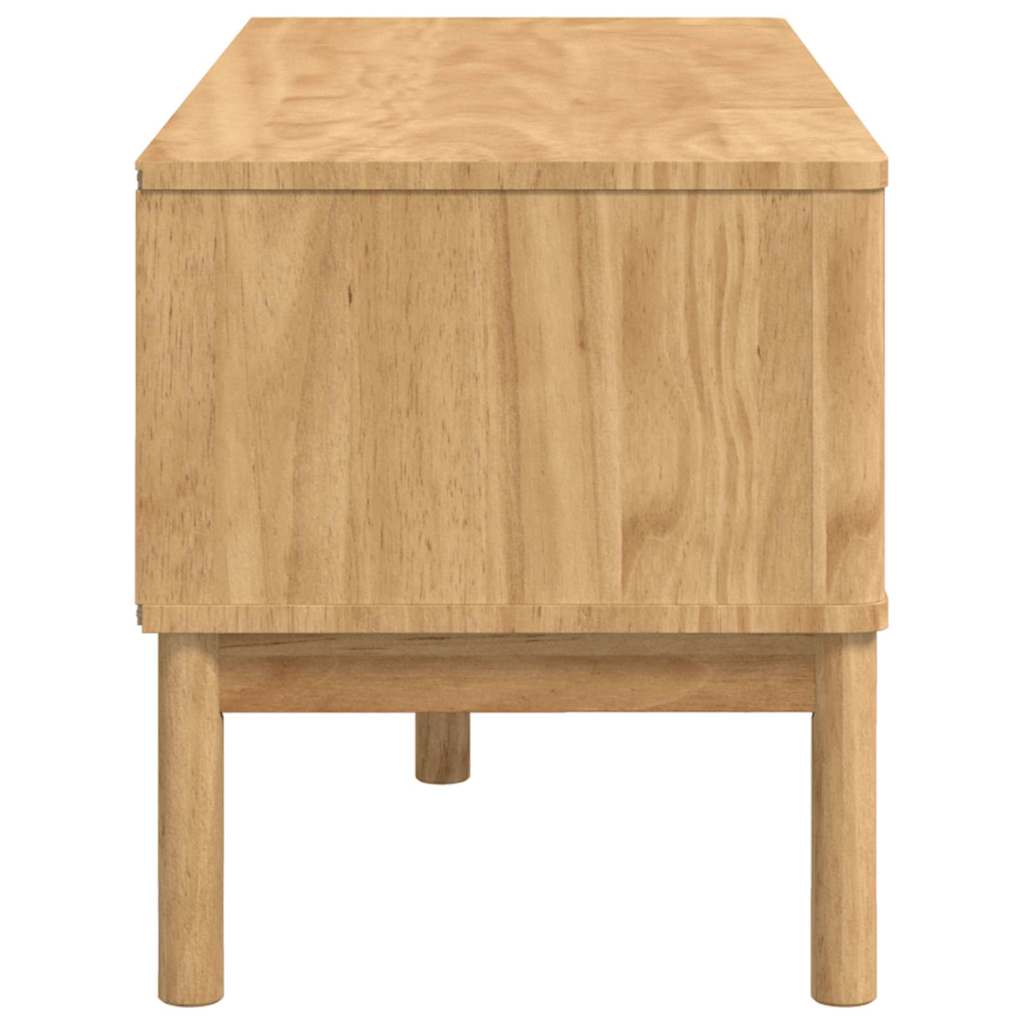 Banco de pasillo con cajón FLORO Marrón cera 115 x 40 x 45 cm