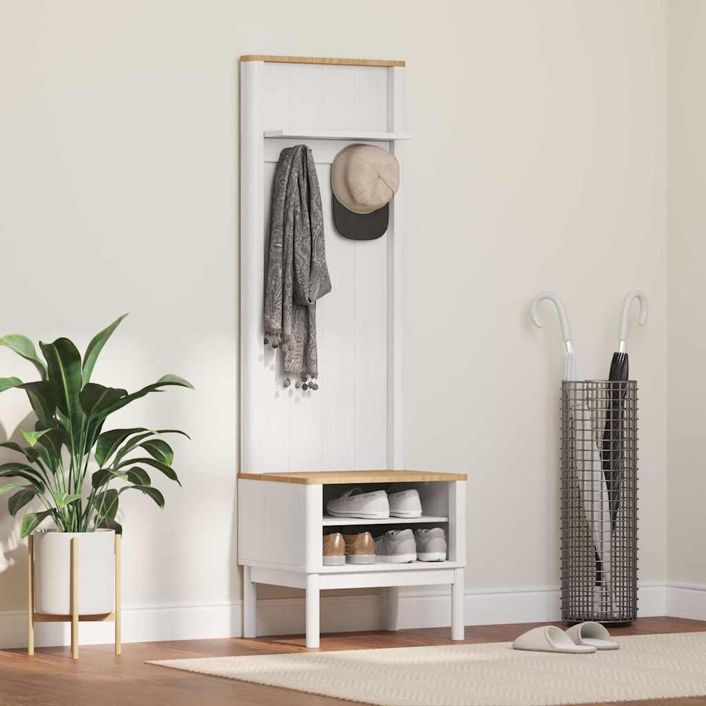 Mueble de recibidor con estante FLORO 50 x 40 x 158 cm