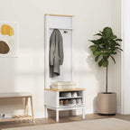 Mueble de recibidor con estante FLORO 50 x 40 x 158 cm