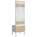 Mueble de recibidor con estante FLORO 50 x 40 x 158 cm