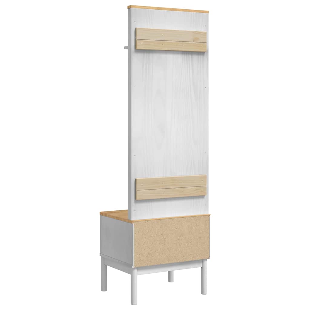 Mueble de recibidor con estante FLORO 50 x 40 x 158 cm