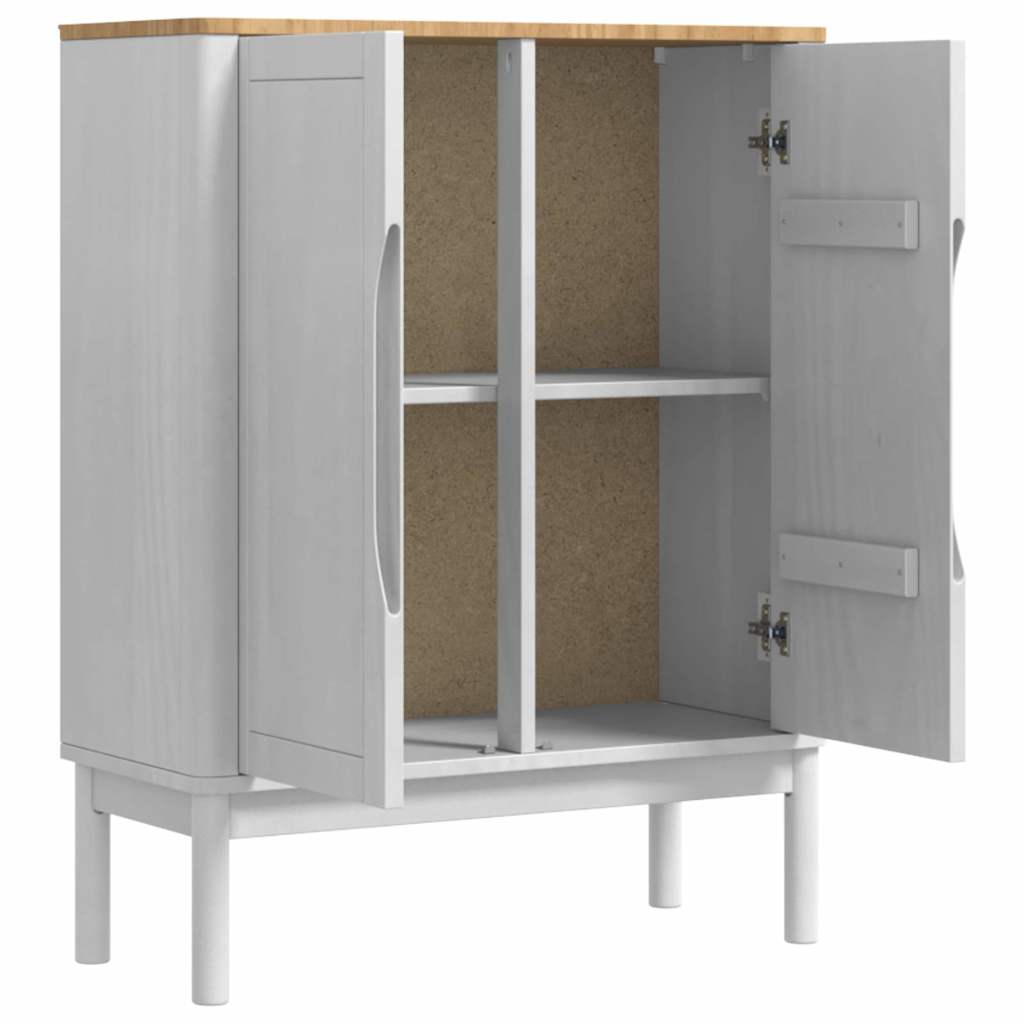 Aparador FLORO 70 x 30 x 70,5 cm Madera de Pino Macizo